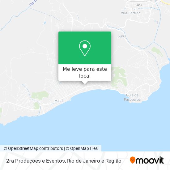 2ra Produçoes e Eventos mapa