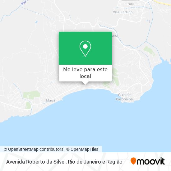 Avenida Roberto da Silvei mapa