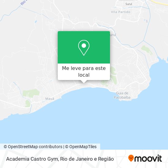 Academia Castro Gym mapa