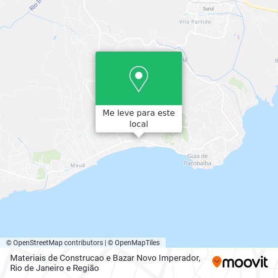 Materiais de Construcao e Bazar Novo Imperador mapa