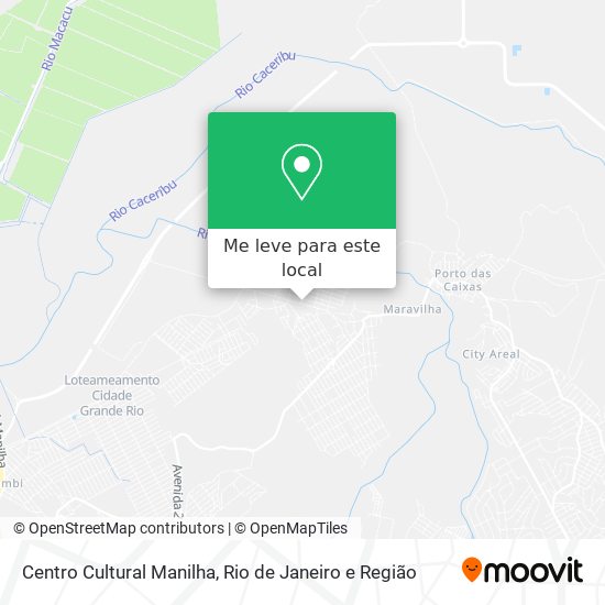 Centro Cultural Manilha mapa