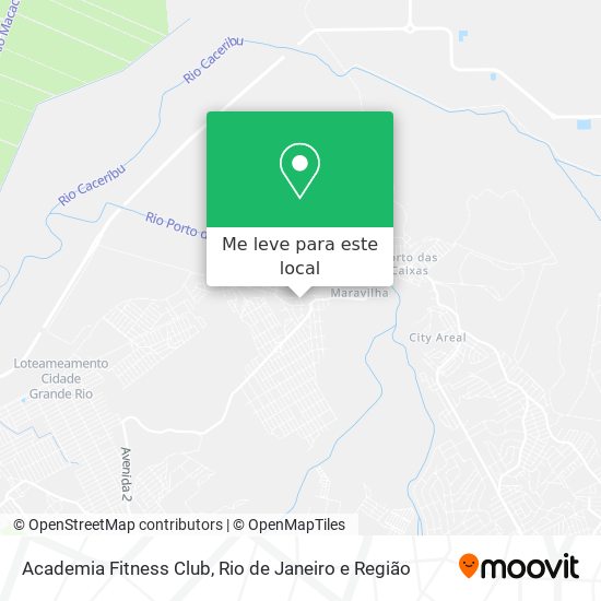 Academia Fitness Club mapa