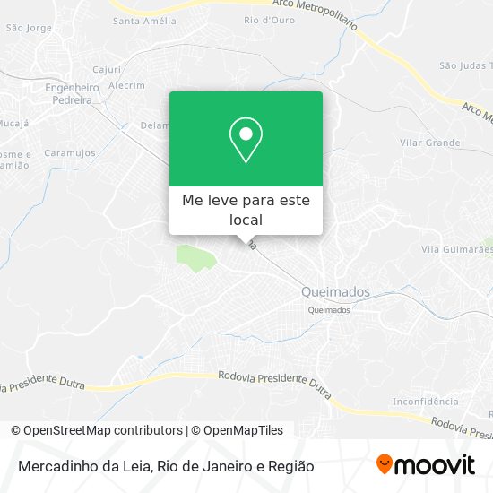 Mercadinho da Leia mapa