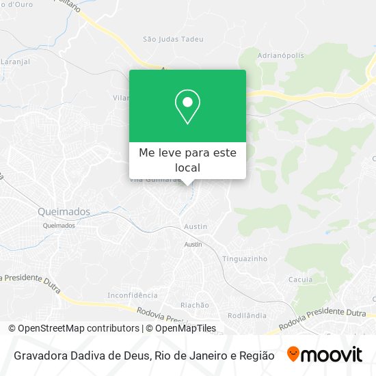 Gravadora Dadiva de Deus mapa