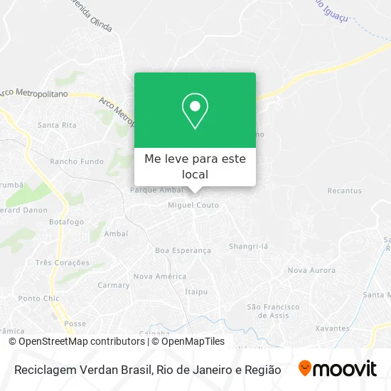 Reciclagem Verdan Brasil mapa