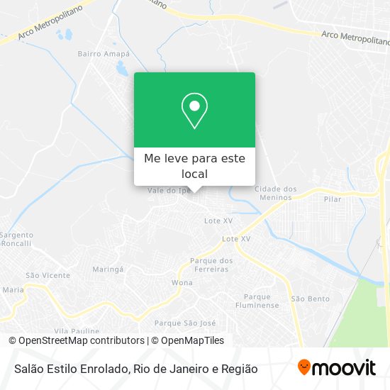 Salão Estilo Enrolado mapa