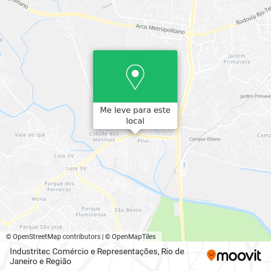Industritec Comércio e Representações mapa