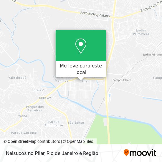 Nelsucos no Pilar mapa