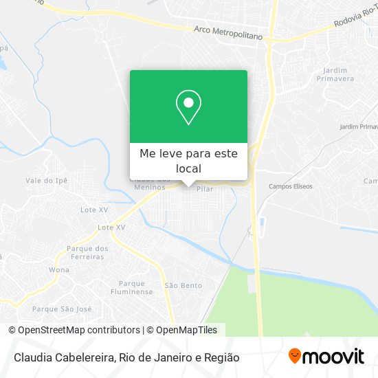 Claudia Cabelereira mapa