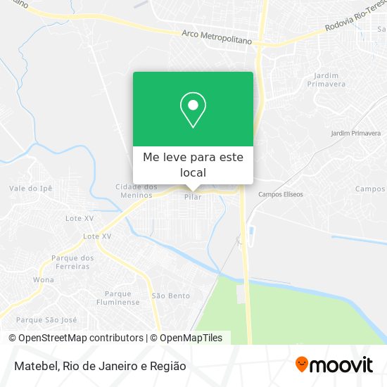Matebel mapa