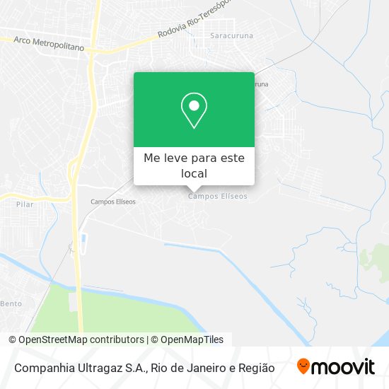 Companhia Ultragaz S.A. mapa