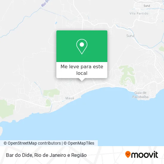 Bar do Dide mapa