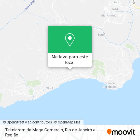 Teknicrom de Mage Comercio mapa