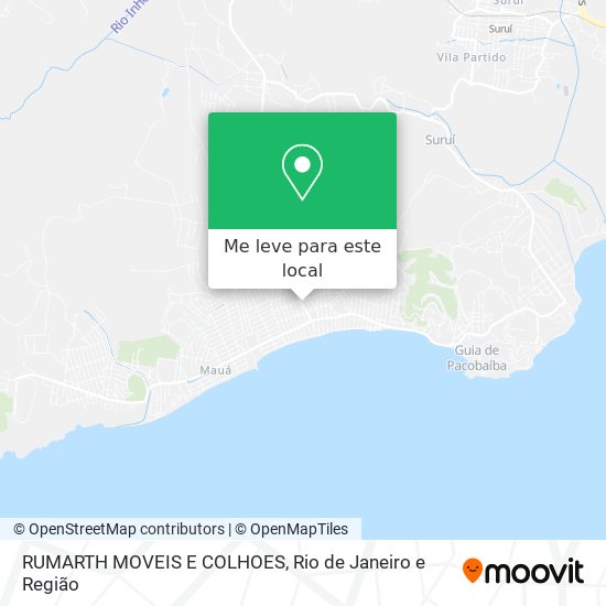 RUMARTH MOVEIS E COLHOES mapa