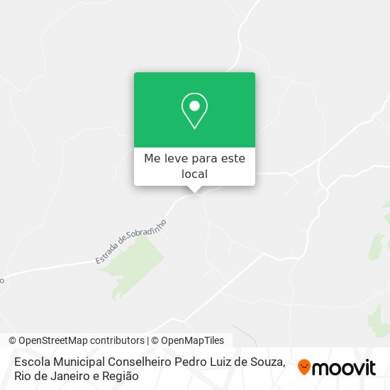Escola Municipal Conselheiro Pedro Luiz de Souza mapa