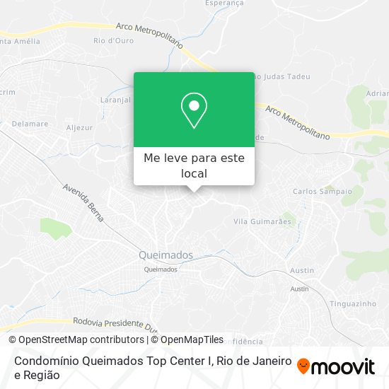 Condomínio Queimados Top Center I mapa