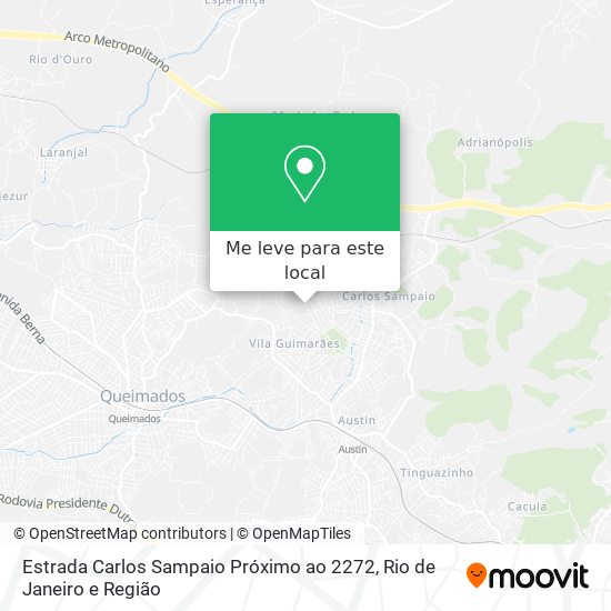 Estrada Carlos Sampaio Próximo ao 2272 mapa