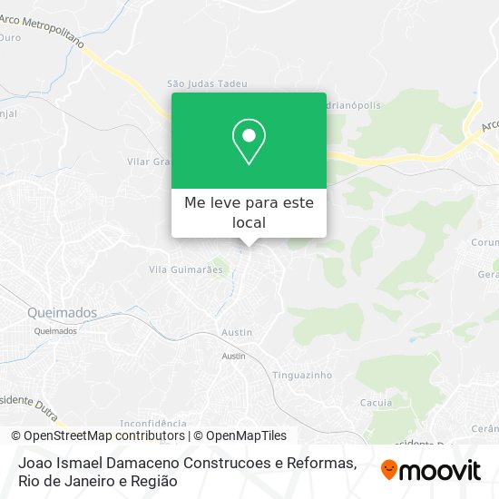 Joao Ismael Damaceno Construcoes e Reformas mapa