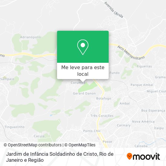 Jardim de Infância Soldadinho de Cristo mapa