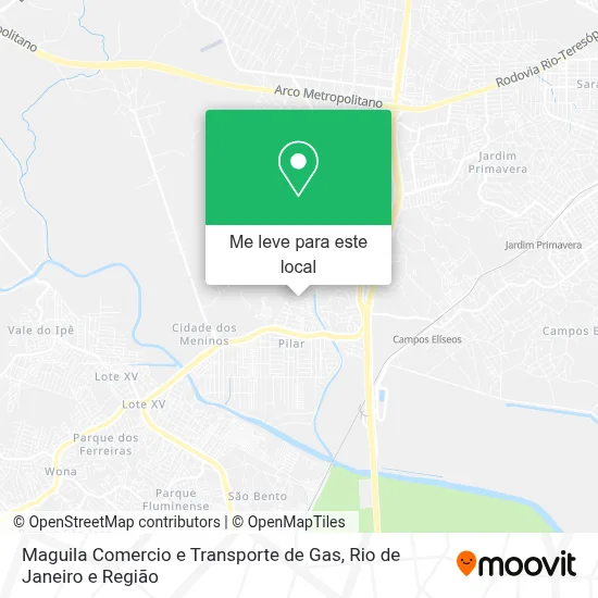 Maguila Comercio e Transporte de Gas mapa