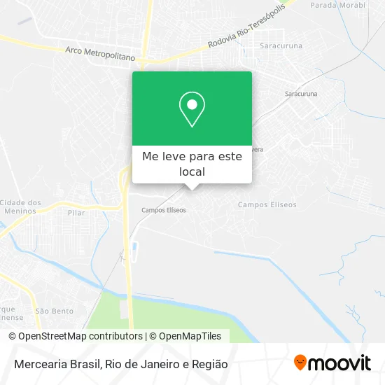 Mercearia Brasil mapa