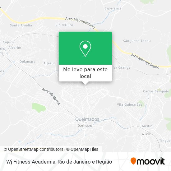 Wj Fitness Academia mapa