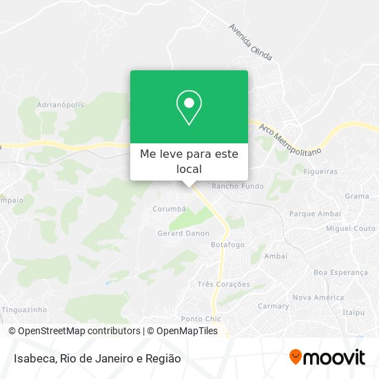 Isabeca mapa