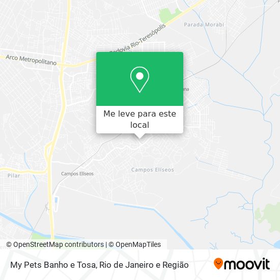 My Pets Banho e Tosa mapa