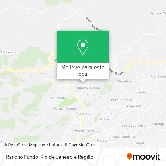Rancho Fundo mapa