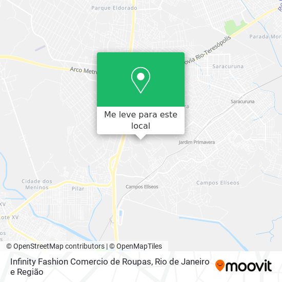 Infinity Fashion Comercio de Roupas mapa