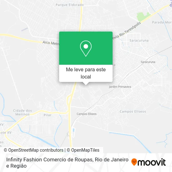Infinity Fashion Comercio de Roupas mapa