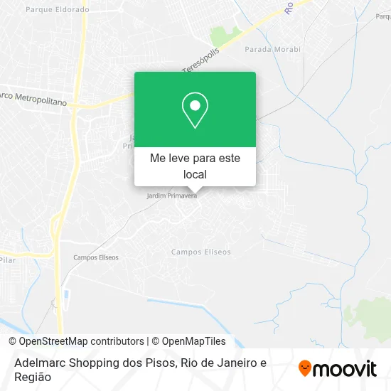 Adelmarc Shopping dos Pisos mapa