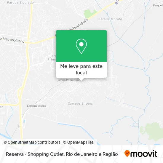 Reserva - Shopping Outlet mapa