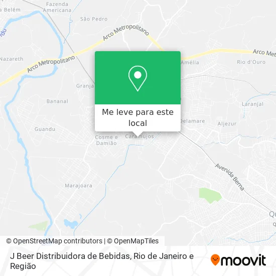 J Beer Distribuidora de Bebidas mapa