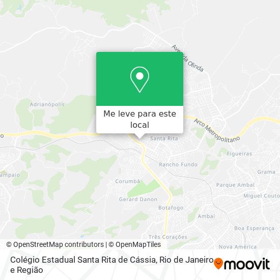 Colégio Estadual Santa Rita de Cássia mapa