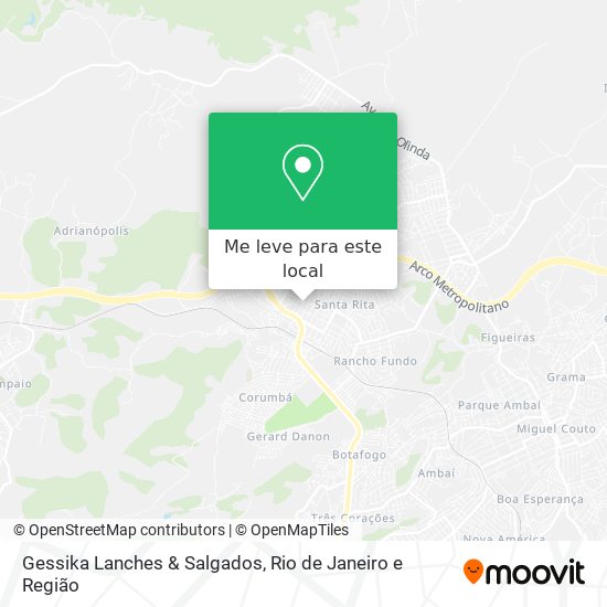 Gessika Lanches & Salgados mapa