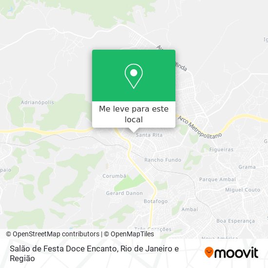 Salão de Festa Doce Encanto mapa