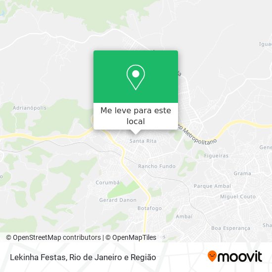 Lekinha Festas mapa