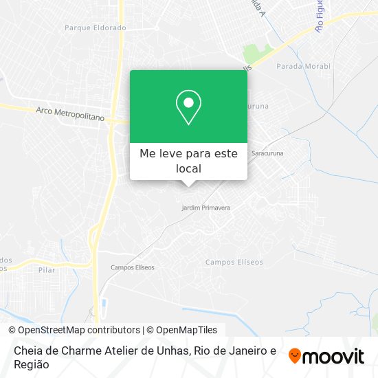 Cheia de Charme Atelier de Unhas mapa