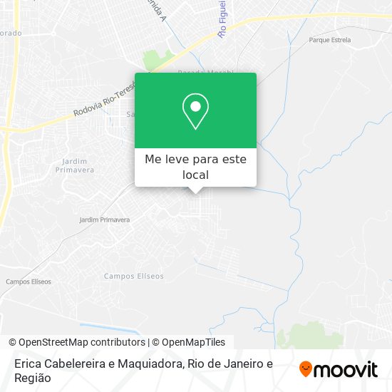 Erica Cabelereira e Maquiadora mapa