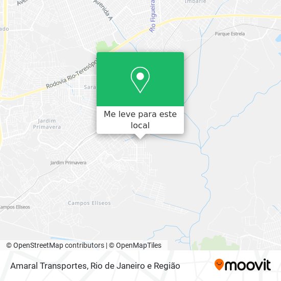 Amaral Transportes mapa