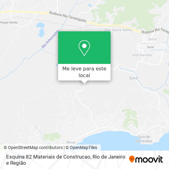 Esquina 82 Materiais de Construcao mapa