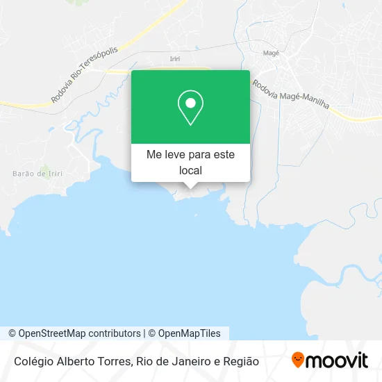 Colégio Alberto Torres mapa