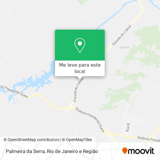 Palmeira da Serra mapa