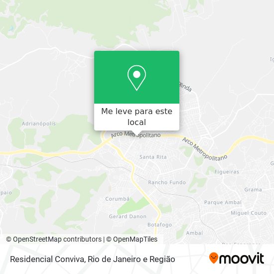 Residencial Conviva mapa