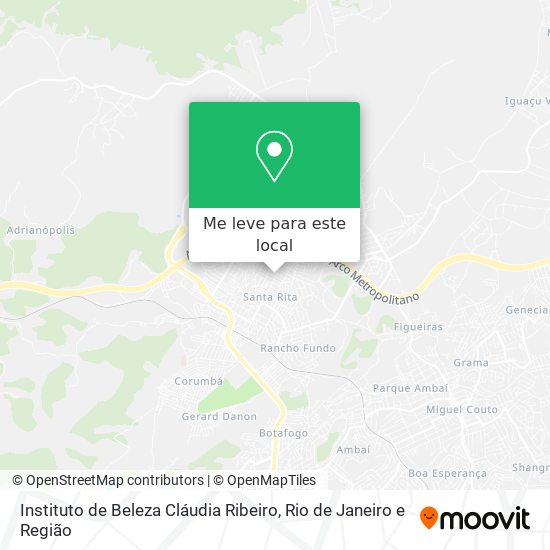 Instituto de Beleza Cláudia Ribeiro mapa