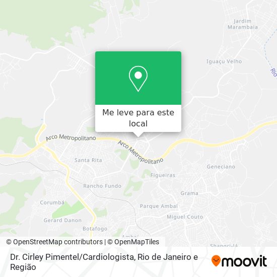 Dr. Cirley Pimentel / Cardiologista mapa