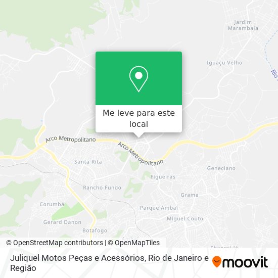 Juliquel Motos Peças e Acessórios mapa