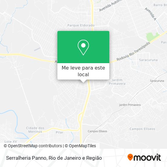 Serralheria Panno mapa