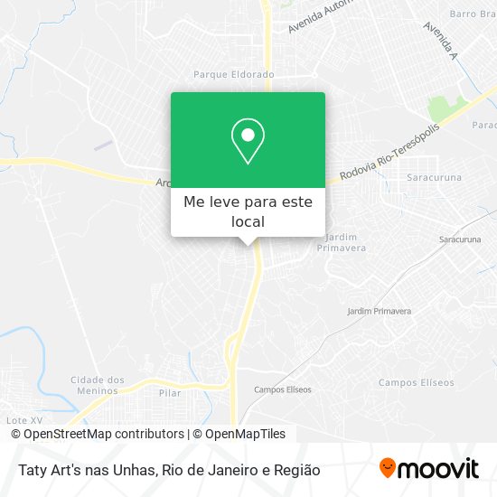 Taty Art's nas Unhas mapa